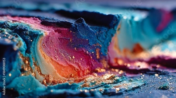 Fototapeta Colorful terrain