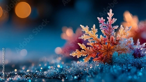 Fototapeta Frozen Flake Art