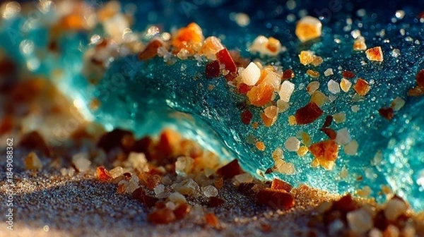 Fototapeta Candy wave crash