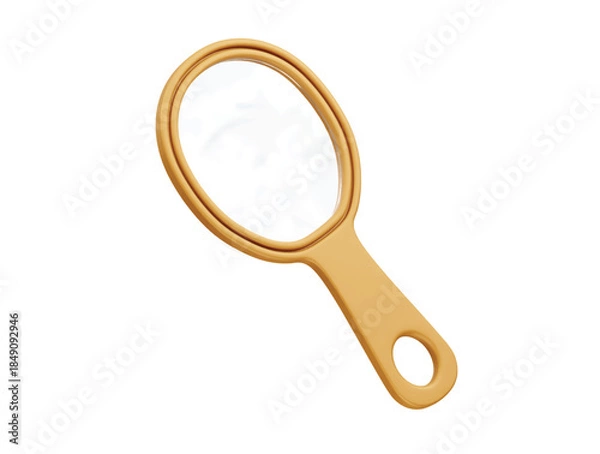 Obraz Hand Mirror icon 3d render illustration 