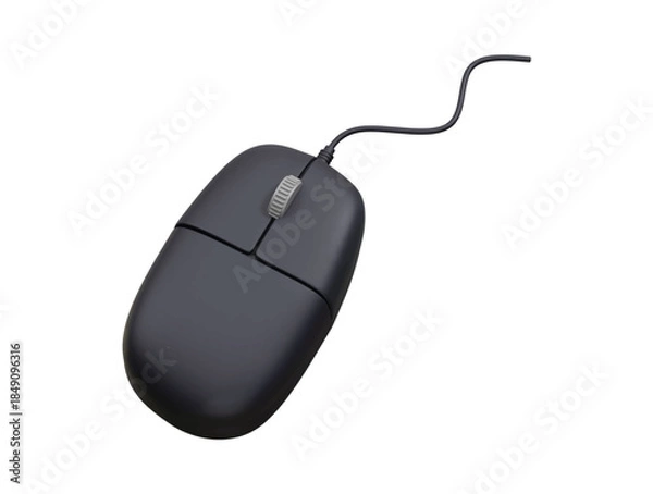 Obraz Computer Mouse icon 3d render illustration 