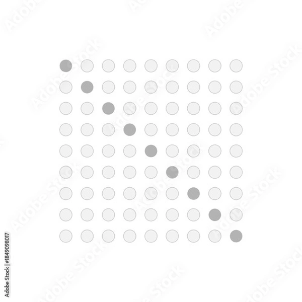 Obraz Pagination dots navigation set for slider and carousel interface