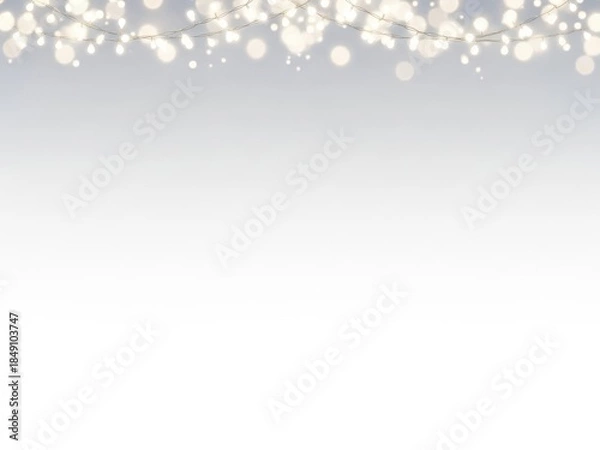 Obraz Festive sparkling lights on a gradient background for party decoration