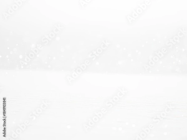 Obraz Snowy landscape with white background and subtle texture visible