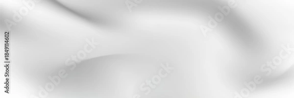 Obraz Silver background with metal mirror texture. Chrome gradient surface with simple abstract light ball.