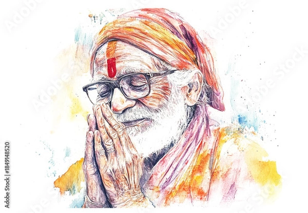 Obraz man with glasses