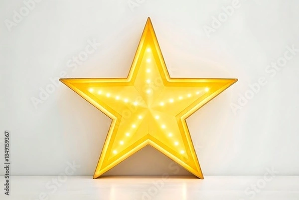 Obraz star isolated on white background