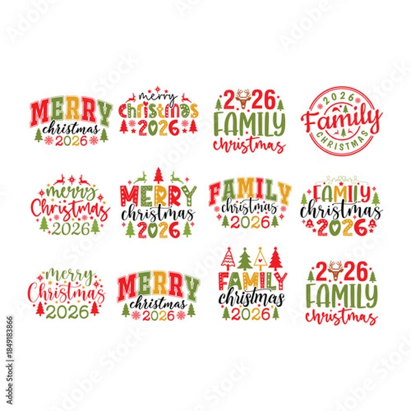 Obraz family Christmas 2026 bundle