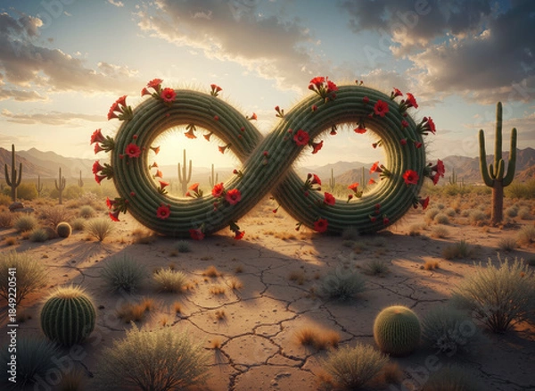Obraz infinity cactus