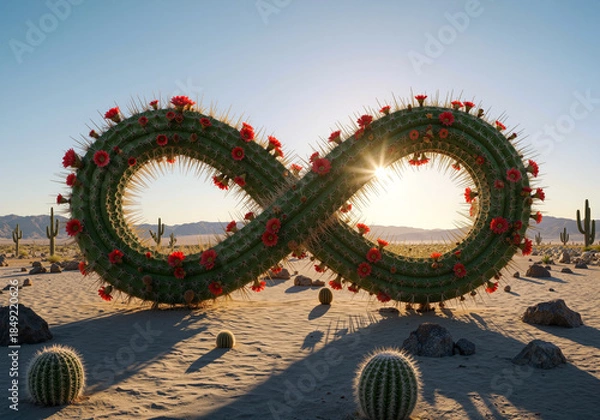 Obraz infinity cactus