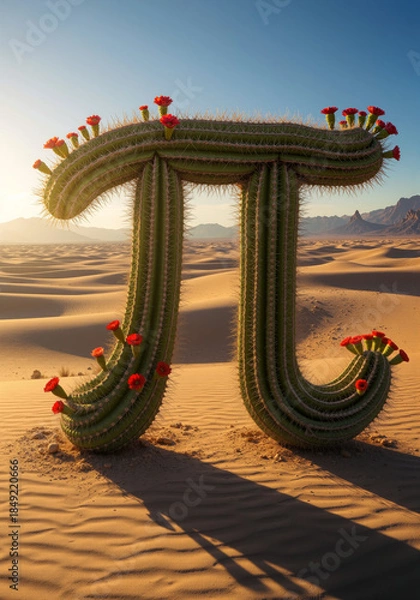 Obraz cactus pi