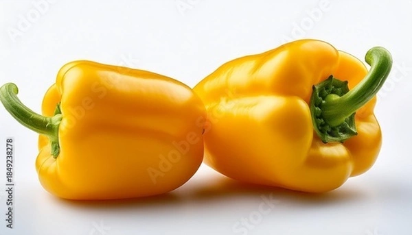 Obraz Two yellow bell peppers
