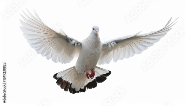Obraz White dove in flight