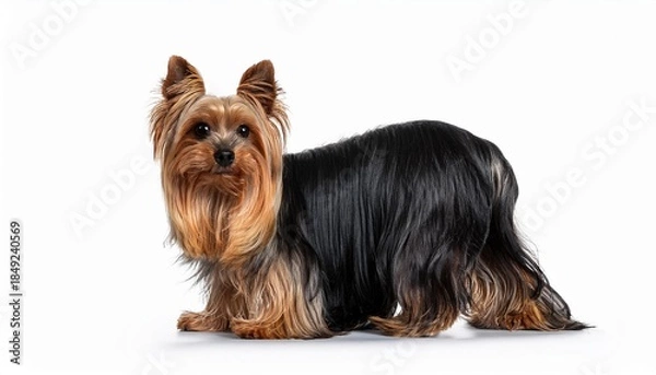 Obraz Yorkshire terrier studio portrait
