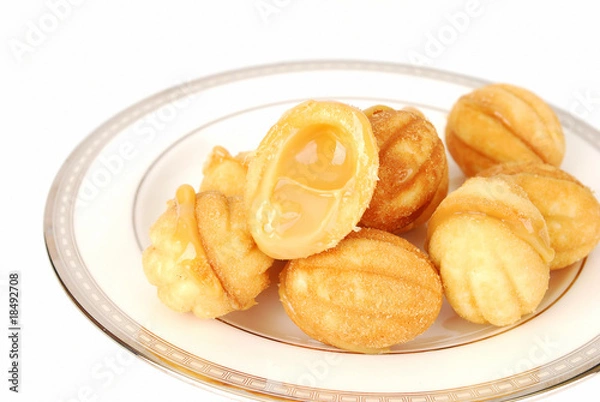 Fototapeta Nuts cookies.