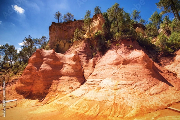 Obraz ocher quarries in Roussillon