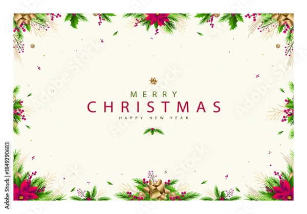 Obraz abstract floral background