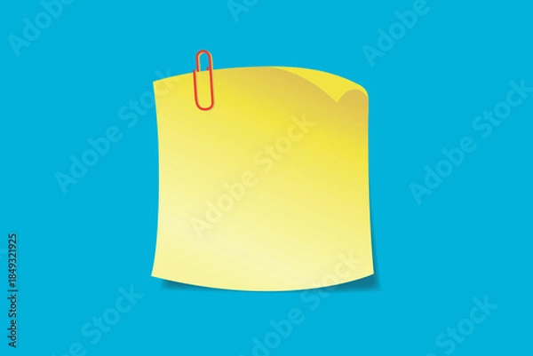 Obraz Adhesive notes are posted serving as reminders, to-do lists, or messages for household members