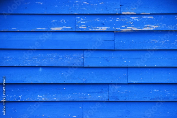Fototapeta Worn blue paint