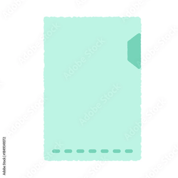 Obraz 手書き風の単品アイコンイラスト　ファイル