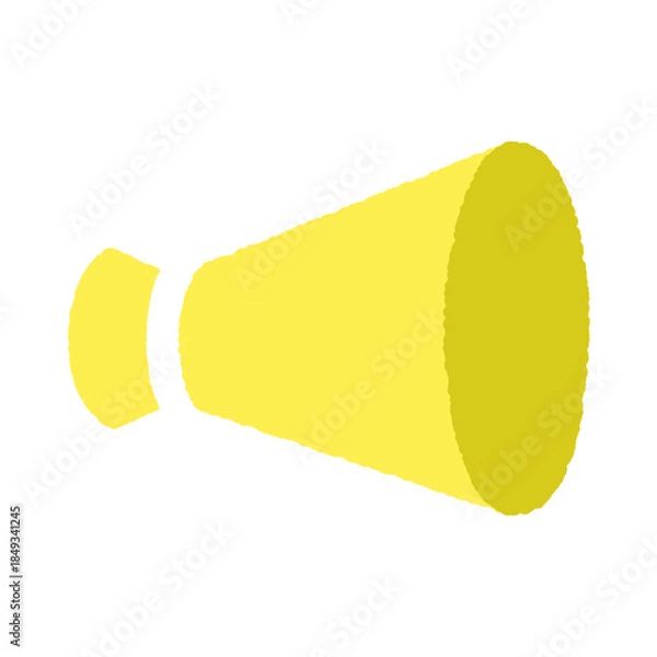 Obraz 手書き風の単品アイコンイラスト　拡声器