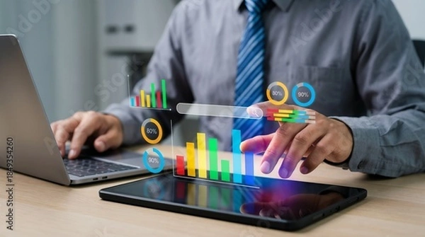 Obraz Optimizing financial management with digital solutions.