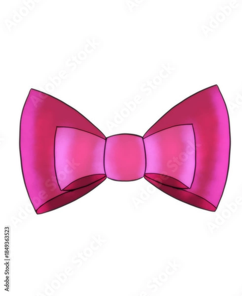 Obraz pink bow tie