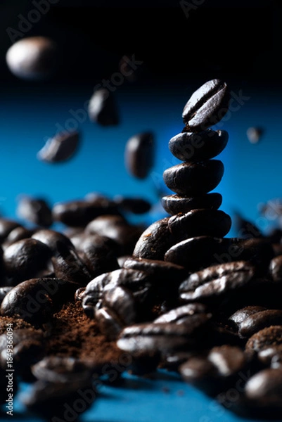 Obraz コーヒー豆のイメージ