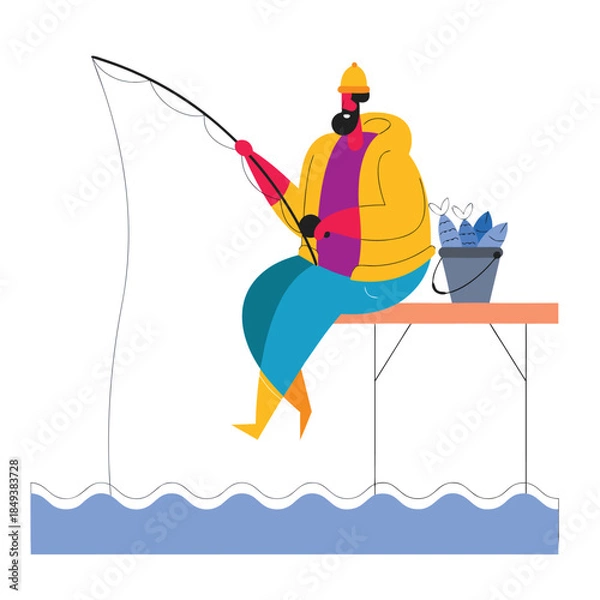Obraz fisherman