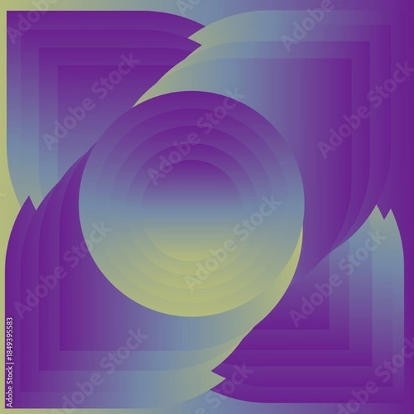 Fototapeta Abstravt background with circles.