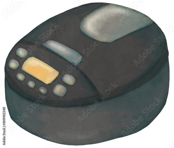 Obraz シンプルな炊飯器のイラスト