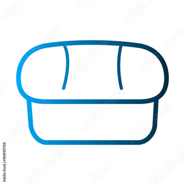 Obraz Bread icon deign template