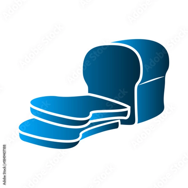 Obraz Bread icon deign template