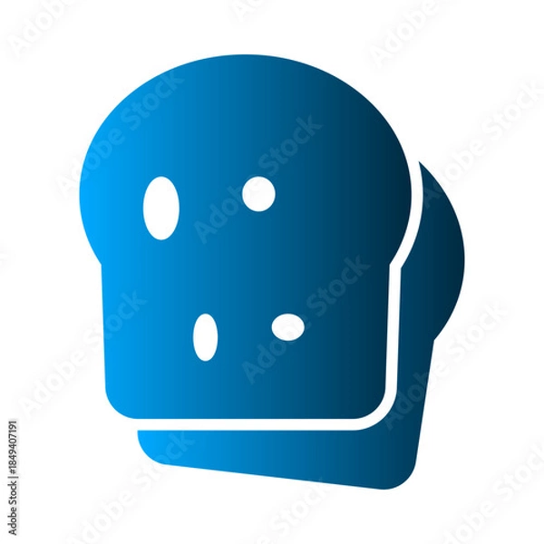 Obraz Bread icon deign template