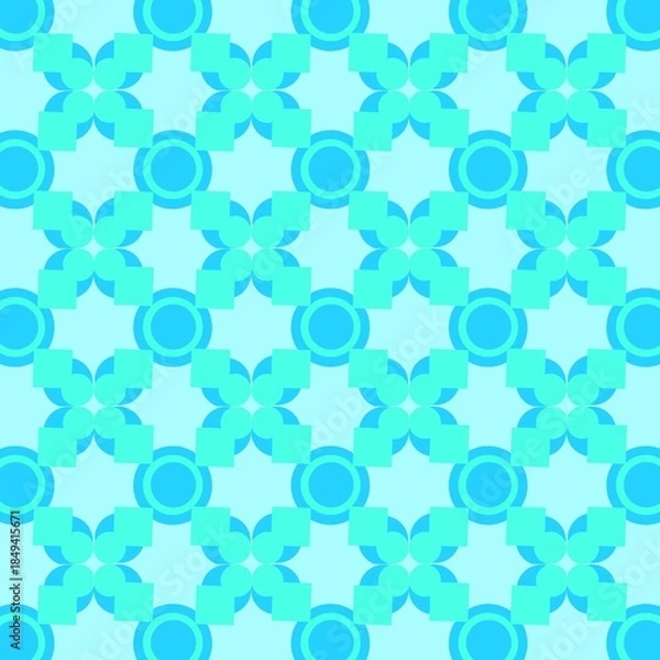 Fototapeta Seamless pattern with circles.