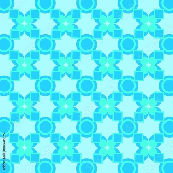 Fototapeta Seamless pattern with circles.