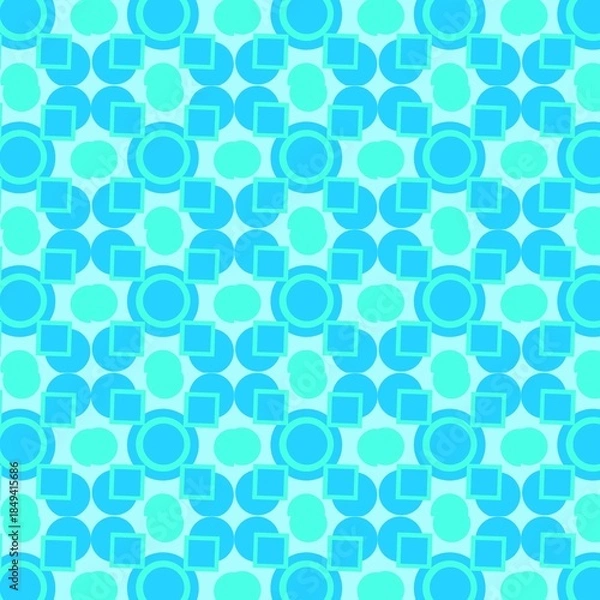 Fototapeta Seamless pattern with circles.