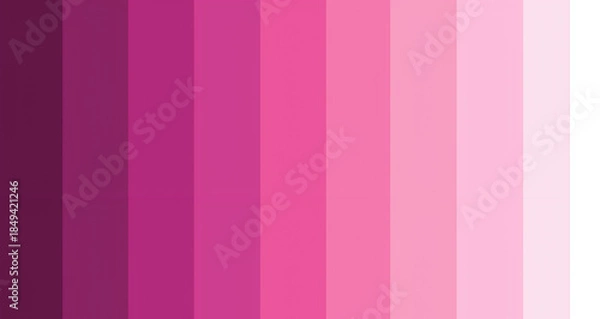 Fototapeta Pink Gradient Color Palette Background