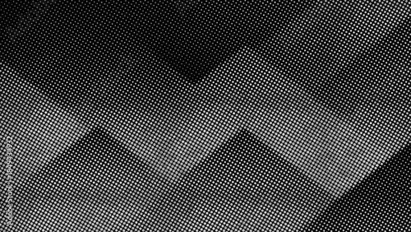 Obraz Halftone Dots Black Background