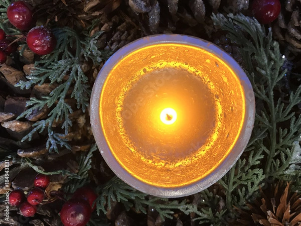 Obraz Christmas candle