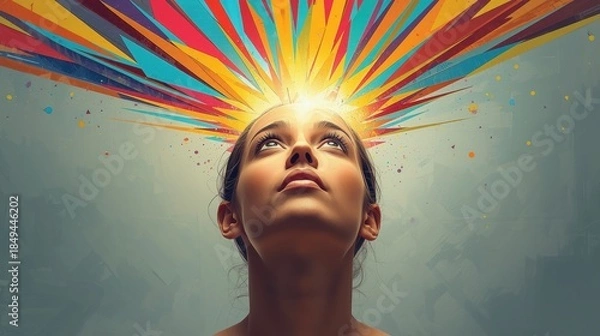 Obraz Illuminated thoughts