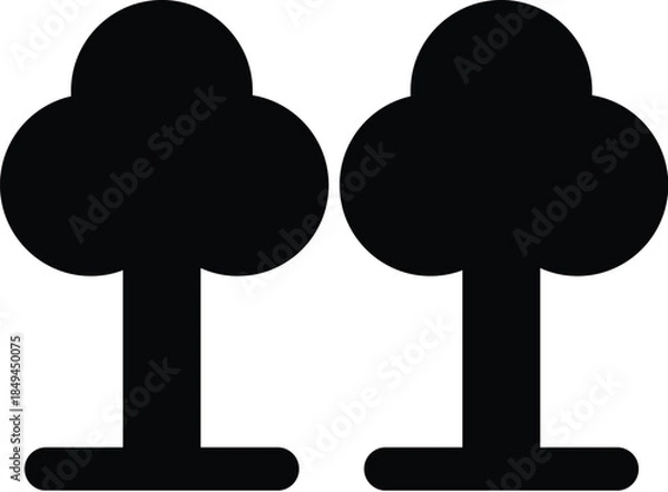 Obraz the vector ilustration isolated on white background