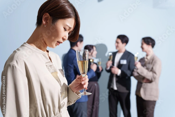 Fototapeta 婚活パーティーで失敗する30代女性
