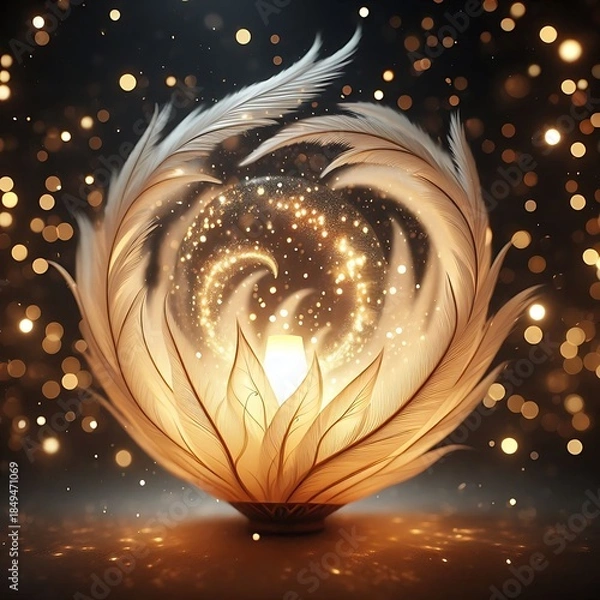 Obraz abstract background with stars