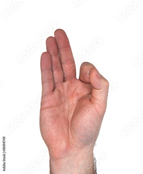 Fototapeta ASL Letter F