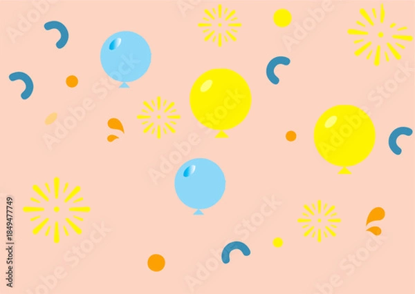 Obraz seamless pattern with balloons