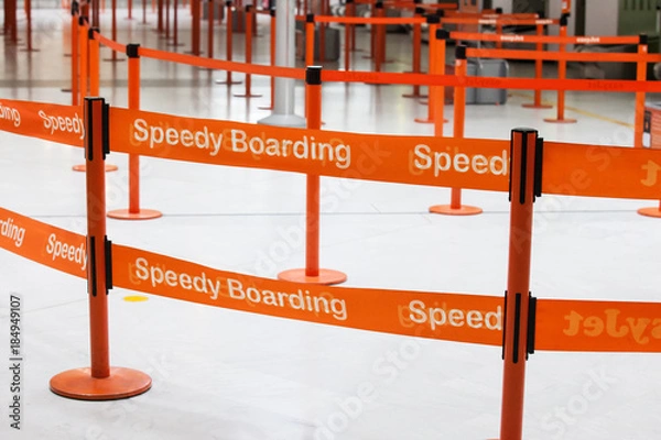 Obraz Speedy Boarding way in an airport