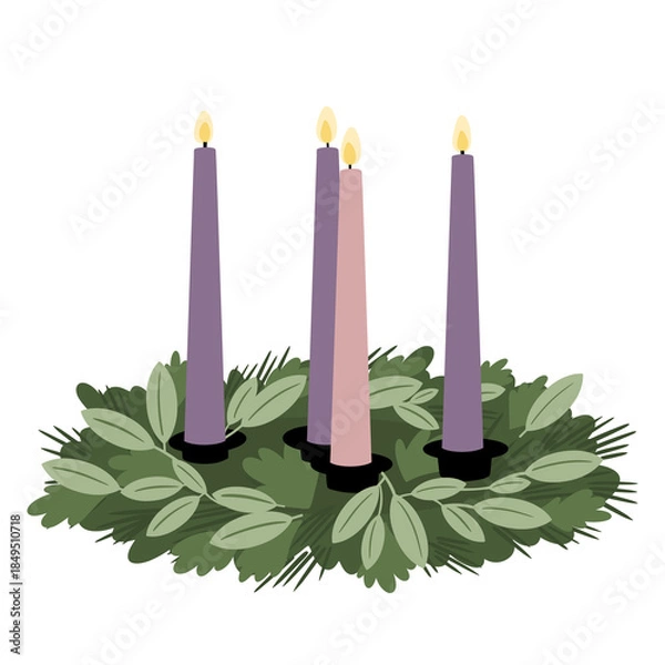 Fototapeta Advent Candles
