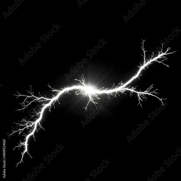 Fototapeta Split-Core Lightning Spark