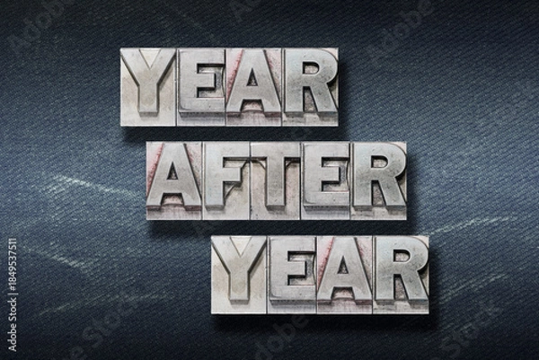 Obraz year after year den